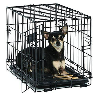 MidWest iCrate Folding Metal Dog Crate-18-Inch w Divider For Cheap