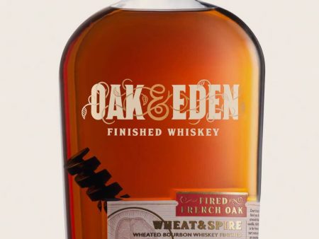 Oak & Eden Fired French Oak Wheat & Spire Whiskey, Texas, USA (750ml) For Cheap