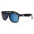 TRUE VISION Black Mens Polarized Wayfarer Sunglasses UV400 Unisex Colored Mirror Lenses Bondi Blue Online Sale