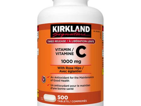 Kirkland Signature Timed Release Vitamin C 1000 mg, 500 Tablets Discount