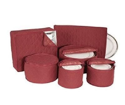 Quilted China Storage Set Cases Organizer Holder Kitchen Cabinet Bags Dinnerware Online Hot Sale