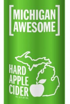 NV Michigan Awesome Hard Apple Cider (6 x 4 pk cans, 16oz) For Sale