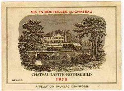 1970 Lafite Rothschild Bordeaux, Bordeaux, France (750ml) Supply