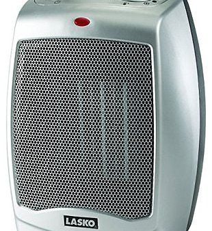 Compact Portable Electric Ceramic Space Heater Small Adjustable Thermostat Online now