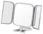 NEW Beauty Bathroom MakeUp Mirror 3 Way Folding Vanity Beauty Cosmetics Compact For Cheap