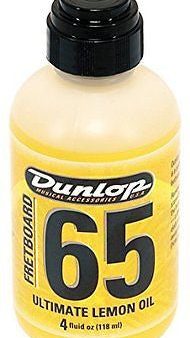 4oz Jim Dunlop 6554 Ultimate Lemon Oil For Cleaning Guitar Fingerboard Fretboard Online