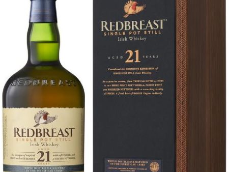 Redbreast 21 Year Old Single Pot Still Irish Whiskey County Cork, Ireland (750ml) For Sale