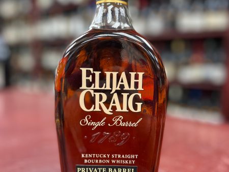 (Woods Private Barrel) Elijah Craig Single Barrel Straight Bourbon Whiskey, Kentucky, USA (750ml) Online Sale