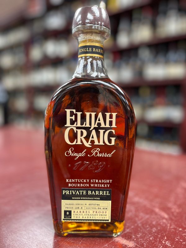 (Woods Private Barrel) Elijah Craig Single Barrel Straight Bourbon Whiskey, Kentucky, USA (750ml) Online Sale