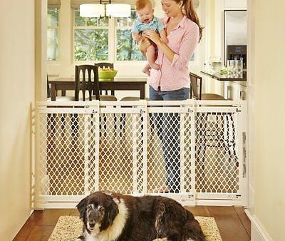 Indoor Safety Gate Extra Wide slide swing 62 inch Room Stair for Baby Pet Dog Online now