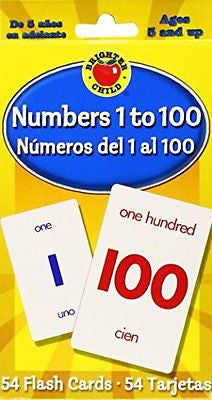 1-100 Number Flash Cards Digits Practice Child English Counting Reading Learning Discount