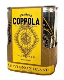 Francis Ford Coppola Diamond Collection Sauvignon Blanc Cans (case, 6 x 4pk 250ml cans) Online