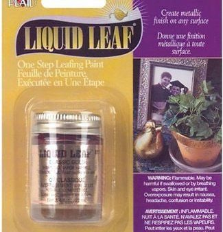 Liquid Leaf Restoring Metallic Paint Gold 3 4 Oz Online Hot Sale