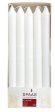 10 Classic White Dinner   Table Candles - 24cm - 8 Hour Burn - Non Drip by Spaas Online Sale