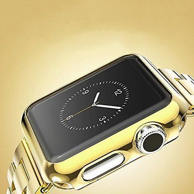 Apple Watch PC Plated Cover Case Slim Premium Super   Exact Fit   (Gold 42mm) For Sale