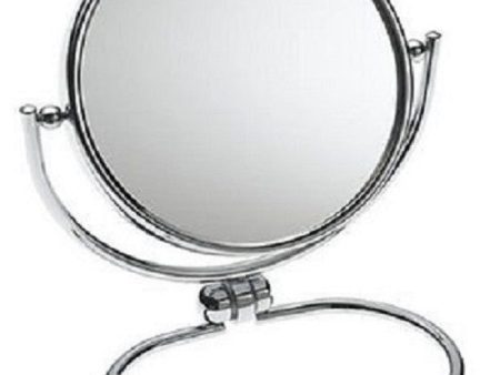 Mini Makeup Mirror Portable Travel Folding 10x Magnification Chrome,Lady Online now