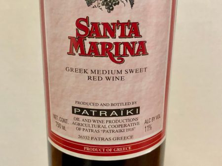 NV Santa Marina Medium Sweet Red, Patras, Greece (750ml) For Discount