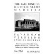 NV The Rare Wine Co. Historic Series Savannah Verdelho Special Reserve, Madeira, Portugal (750ml) Sale