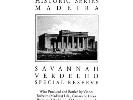 NV The Rare Wine Co. Historic Series Savannah Verdelho Special Reserve, Madeira, Portugal (750ml) Sale