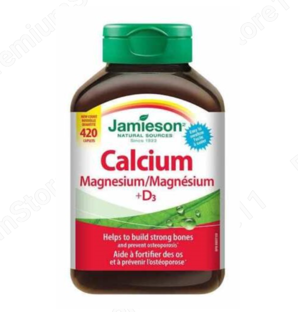 Jamieson Calcium Magnesium with Vitamin D3, 420 Caplets Fashion