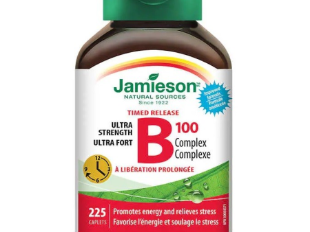 Jamieson Ultra Strength B100 Complex Caplets, 225 Caplets Supply