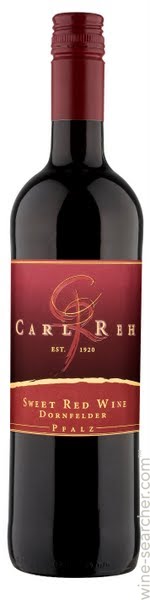 NV Carl Reh Sweet Red Wine Dornfelder, Pfalz, Germany (750ml) For Discount