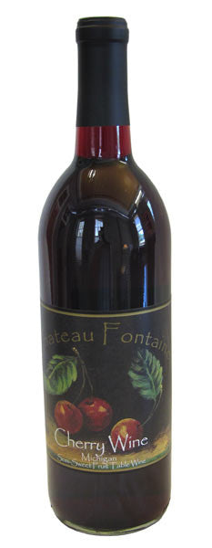 NV Chateau Fontaine Cherry Wine, Leelanau Peninsula, USA (750ml) For Cheap