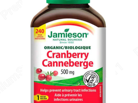 Jamieson Cranberry Complex 500 mg, 240 Capsules For Cheap