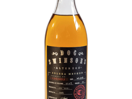 Doc Swinson Alter Ego Solera Method Straight Rye Whiskey, USA (750ml) For Discount