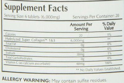 Neocell Collagen Vitamin C Tablet 120 Count Organic Vitamin Dietary Supplement Online