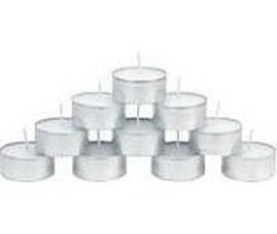 Tea Light Candle White Unscented 100 Count For Discount