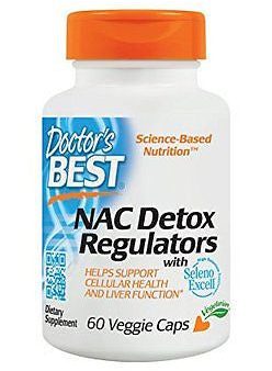 60 Ct Doctors Best NAC Detox Regulators For Boosting Glutathione Cellular Health Online Hot Sale