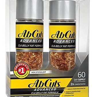 Ab Cuts Advanced CLA Belly Fat Formula, 2 x 60 Softgels - ADVANCED FORMULA Sale