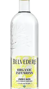 Belvedere Organic Infusions Lemon & Basil Vodka, Poland (750ml) Online now