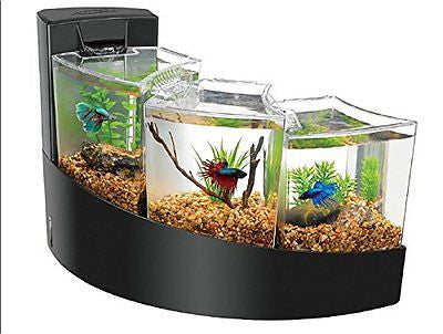 Aqueon Kit Betta Falls Fish Tank Aquatic Reef Aquarium Relaxing Gallon Stand For Discount