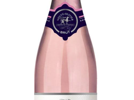 NV Veuve Olivier Brut Rose, France (750ml) on Sale