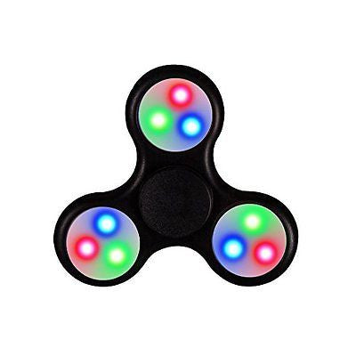 2nd Gen Push Activated 3 Flashing Modes LED Glow Premium Fidget Focus Spinner Sale