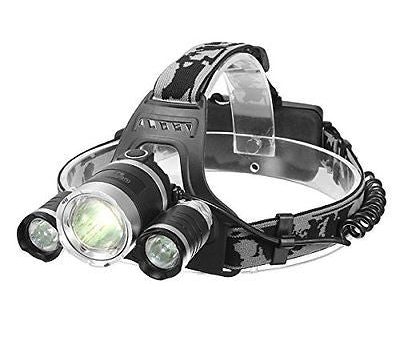 OUTERDO 5000Lumen Headlamp 3 X Chips XML T6 +2R5 Headlight Flashlight Sale