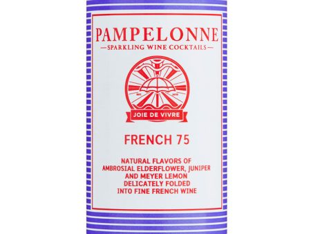 Pampelonne French 75 Sparkling, Loire, France (case, 6 x 4pk cans) For Cheap