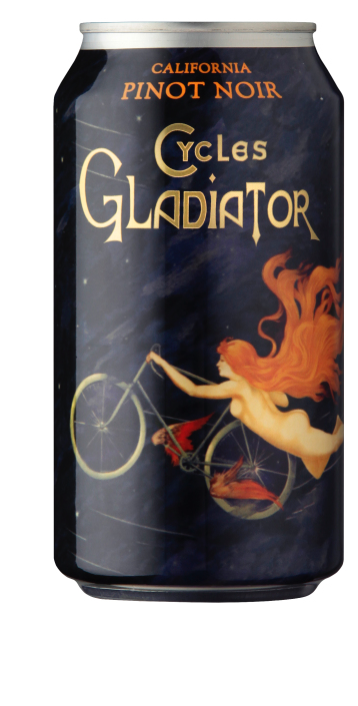 NV Cycles Gladiator Pinot Noir, California, USA (24 pk cans, 375ml) Fashion