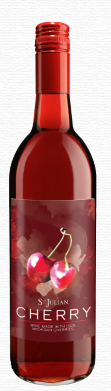 St. Julian Winery Cherry Wine, Michigan, USA (750ml) Online Sale