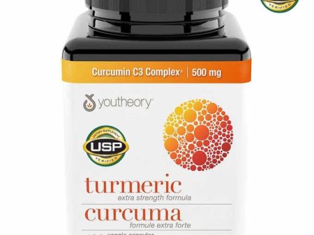 Youtheory Turmeric Extra Strength Formula, 120 Capsules Online Sale