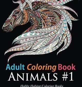 Adults Coloring Book Designs Relax Stress Relieving Animal Patterns Therapy Fun Online now